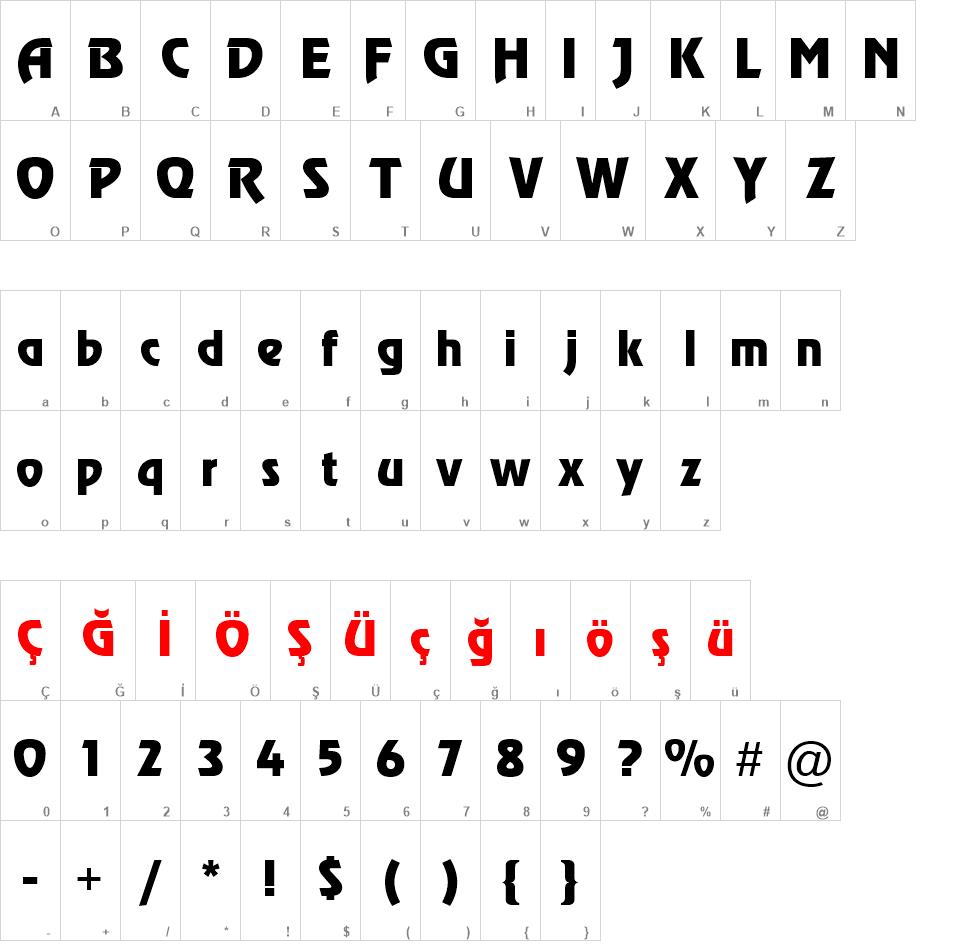 TR Renfrew font